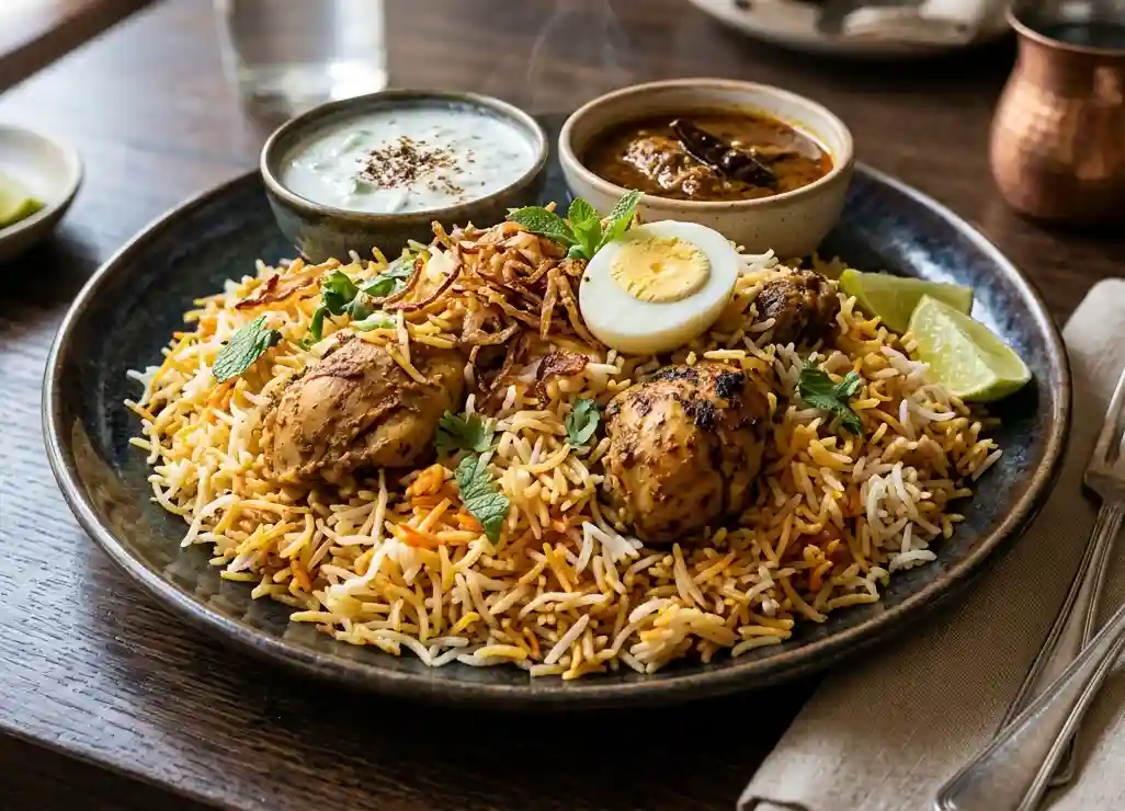 Chicken Biryani at Kaldeen Restaurant