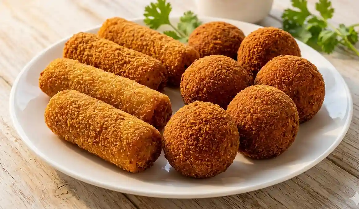 Rolls and Cutlet at Kaldeen Restaurant