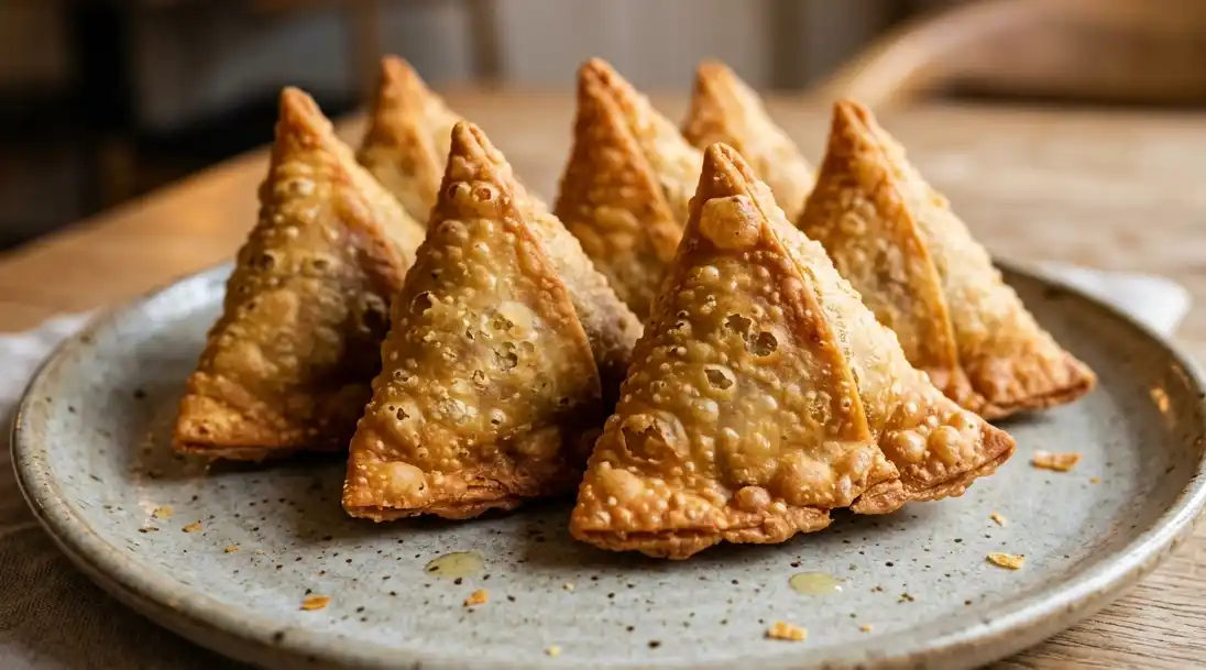 Samosas at Kaldeen Restaurant